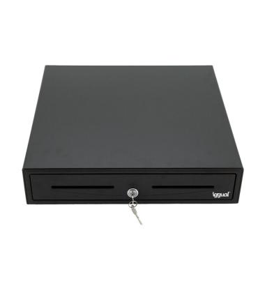 Iggual Cajn Portamonedas IRON-50 42cm 5+8 Negro
