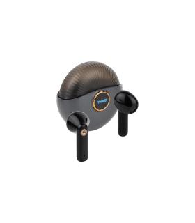AURICULARES INALAMB + MICROFONO "SNAIL" GRISES