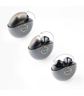 AURICULARES INALAMB + MICROFONO "SNAIL" GRISES