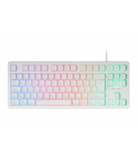 Mars Gaming Teclado MK023 TKL FRGB Blanco