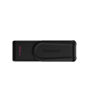 Kingston Technology DataTraveler 64GB Portable USB 3.2 Gen 1 Exodia S (Black Black)