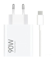 Cargador De Pared GaN Xiaomi 90W HyperCharge Combo (Type-A)/ 1xUSB + Cable USB Tipo-C/ 90W