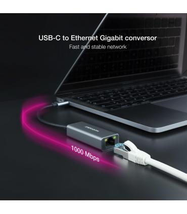 Nanocable Conversor USB-C Ethernet Gigabit