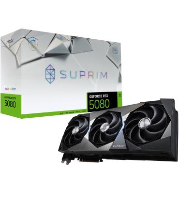 TARJETA GRAFICA MSI RTX 5080 16G GAMING SUPRIM SOC