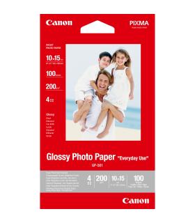 PAPEL GLOSSY CANON 10X15 - 200GR M - 100 HOJAS - GP501