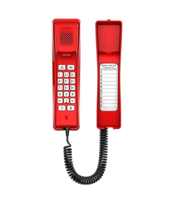 Fanvil H2U versin Red, 2 Lneas SIP, PoE