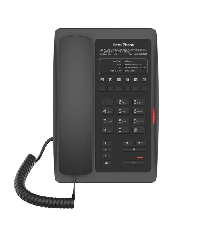 Fanvil H3 Telfono IP hotel, placa personalizada N