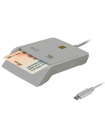 Lector De DNI Y Tarjetas Woxter PE26-198/ Blanco/ USB 2.0