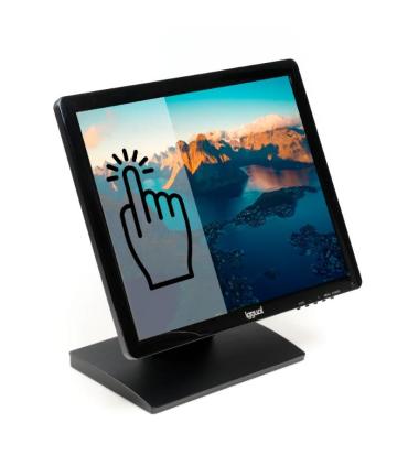 Iggual Monitor Tctil Resistivo 17" USB VGA HDMI