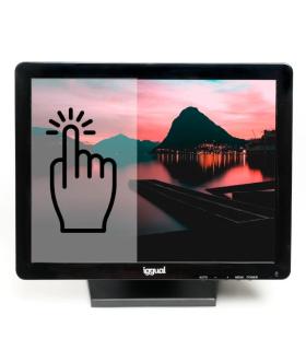 Iggual Monitor Tctil Resistivo 15" USB VGA HDMI
