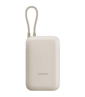 Powerbank 10000mAh Xiaomi Power Bank Integrated Cable/ 22.5W/ Beige