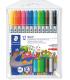 ESTUCHE CARTN CON 12 ROTULADORES DOBLE PUNTA COLORES NEN STAEDTLER 3200 C12
