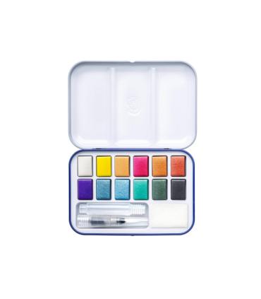 ESTUCHE METALICO ACUARELAS 12 COLORES METALIZADOS STAEDTLER 888M M12-C