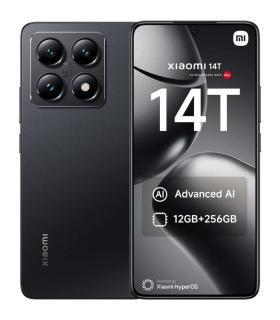 Smartphone Xiaomi 14T 12GB/ 256GB/ 6.67\'/ 5G/ Negro
