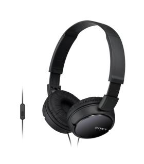 Auriculares Sony MDRZX110APB  Con Micrfono  Jack 3.5  Negros