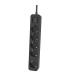 Regleta Con Interruptor Philips CHP2154B 10  5 Tomas De Corriente  Cable 1.5m  Negro