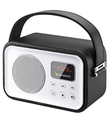 Radio Porttil Sunstech RPBT450/ a Pilas/ Negra