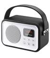 Radio Porttil Sunstech RPBT450/ A Pilas/ Negra