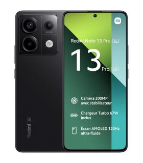 Smartphone Xiaomi Redmi Note 13 Pro NFC 8GB/ 256GB/ 6.67\'/ 5G/ Negro