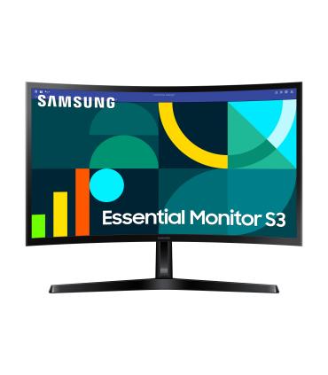 Monitor Curvo Samsung Essential Monitor S3 S24D366GAU  24'  Full HD  Negro