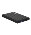 CAJA EXTERNA TOOQ TQE-2530B 2,5" 9,,5 MM SATA USB 3.0 NEGRA