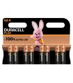 Pack De 8 Pilas AA Duracell Plus Extra Life LR6-MN1500AA8/ 1.5V/ Alcalinas