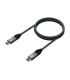CABLE USB 3.2 GEN2x2 20GBPS 100W E-MARK USB-CM-USB-CM GRIS 0.6M AISENS A107-0670