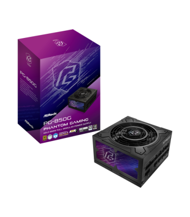 Asrock Phantom Gaming PG-850G unidad de fuente de alimentacin 850 W 20+4 pin ATX ATX Negro