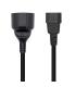 CABLE ALIMENTACION 16A C14M A CEE7H 25CM AISENS A132-0467