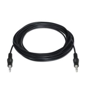 CABLE AISENS AUDIO ESTEREO JACK 3.5 M-JACK 3.5 M NEGRO 3.0M