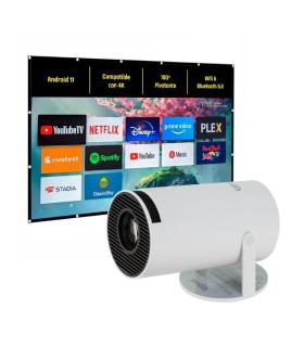 iggual Pack mini proyector + pantalla 100\" plegabl