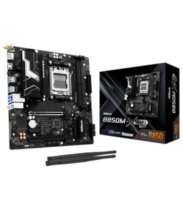 PLACA ASROCK B850M-X WIFI R2.0,AMD,AM5,B850,2DDR5,128GB,1HDMI+1DP,4SATA3,2.5GBLAN,WIFI6E+BT5.2,5USB3.2+2USB TYPE-C,MATX