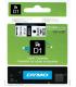 CINTA ROTULADORA D1 12MMX7M NEGRO/BLANCO DYMO S0720530