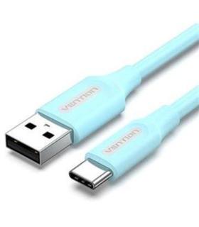 Cable USB 2.0 Tipo-C Vention COKSG/ USB Tipo-C Macho - USB Macho/ Hasta 60W/ 480Mbps/ 1.5m/ Azul