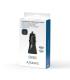 Cargador De Coche Aisens ASCH-CAR2PQC-BK  1xUSB-Tipo C  1xUSB  38W