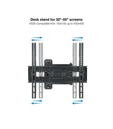 Soporte De Pared Giratorio  Inclinable  Nivelable TooQ LP7843TN-B Para TV De 32-55'  Hasta 35kg