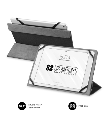 FUNDA TABLET SUBBLIM FREECAM CASE 10,1\" BLACK