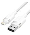 Cable USB Lightning Vention LANWF/ USB Macho - Lightning Macho/ 480Mbps/ 1m/ Blanco