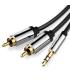 Cable Estreo Vention BCFBG/ Jack 3.5 Macho - 2x RCA Macho/ 1.5m/ Negro