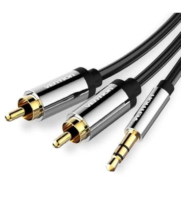Cable Estreo Vention BCFBG/ Jack 3.5 Macho - 2x RCA Macho/ 1.5m/ Negro