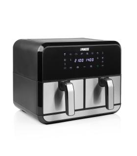Freidora Por Aire   Sin Aceite Princess Double Basket Airfryer 182074  2400W  Capacidad 8L