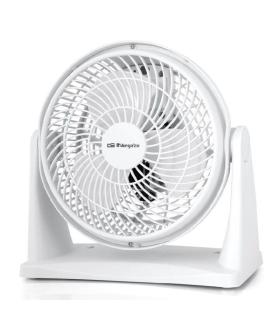 Ventilador de Sobremesa y Pared Orbegozo Box Fan BF 0128/ 23W/ 3 Aspas 23cm/ 2 velocidades