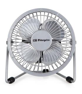 Mini Ventilador USB Orbegozo PW 1025/ Plata