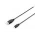 Equip - Cable USB 2.0 A MicroUSB - USB A A USB Micro B - 1,0m - Negro