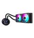 GIGABYTE Refrigeracin Lquida AIO AORUS WATERFORCE X II 240 Para CPU - 2 Ventiladores ARGB De 120 Mm, Pantalla LCD A Todo Color, 