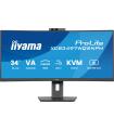 MONITOR IIYAMA VA, 2H 1DP,DOCK, KVM,  95W, 5MP HELLO