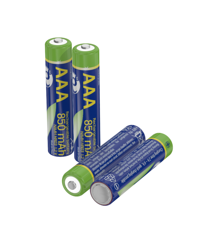 PILAS AAA GEMBIRD NI-MH RECARGABLE 850 MAH 4PCS BLISTER PACK