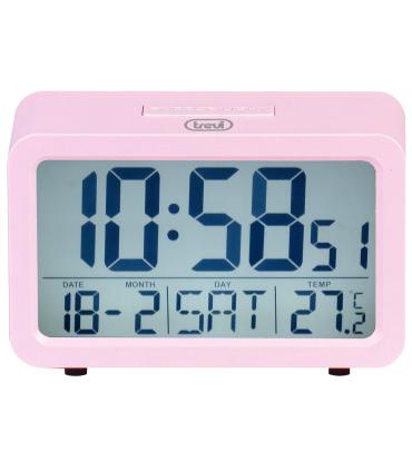 RELOJ DESPERTADOR TREVI SLD 3P60 DIGITAL ALARM CLOCK PINK