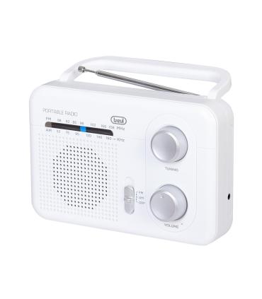 RADIO TREVI RA 7F64 PORTABLE AM FM RADIO WHITE