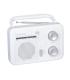 RADIO TREVI RA 7F64 PORTABLE AM FM RADIO WHITE